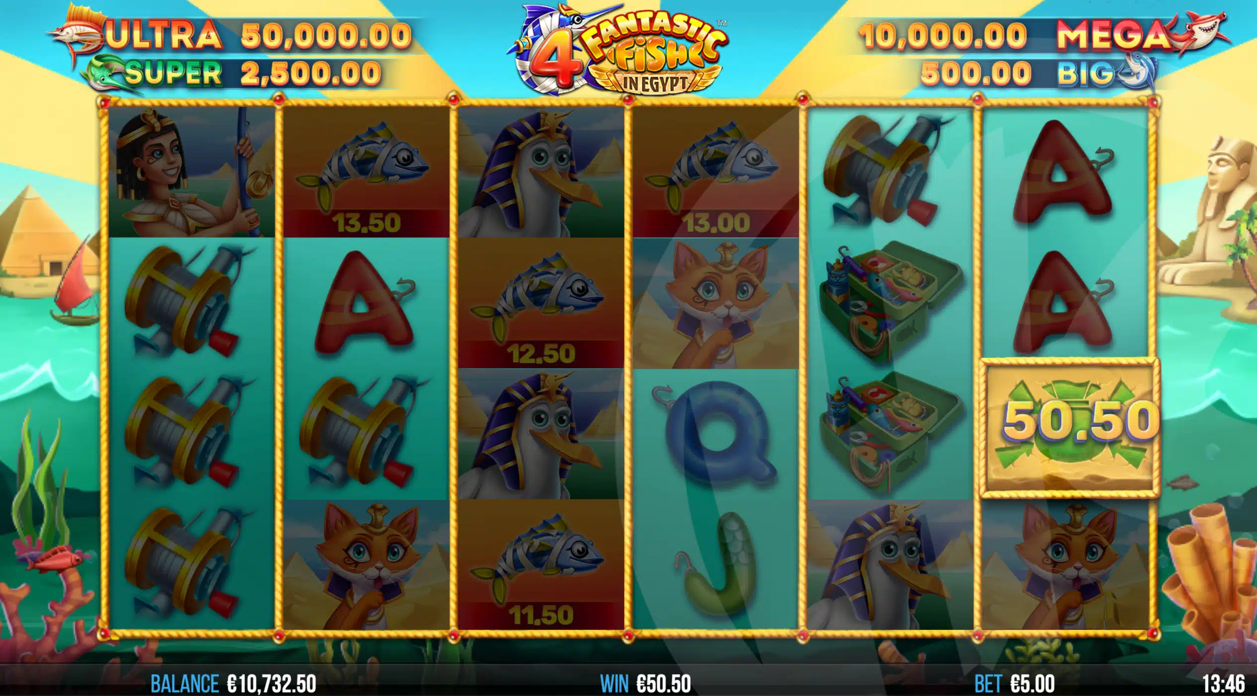 4 Fantastic Fish in Egypt Slot Review pic 12